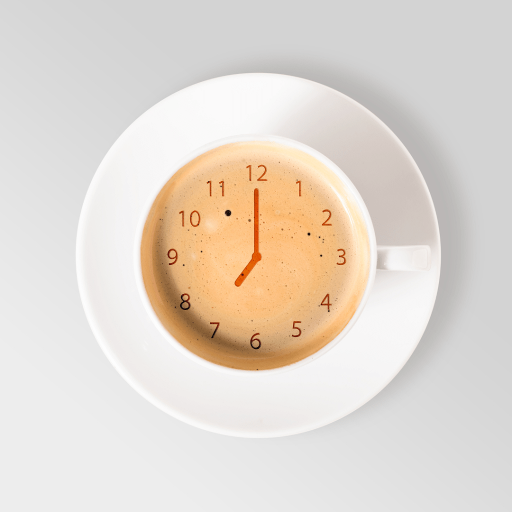 MEJOR HORA PARA TOMAR CAFE